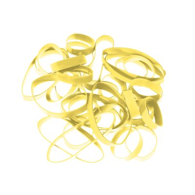 Synthetikbänder H+D LatexFree®, gelb 160 mm Ø x 10 x 1 mm lose geschüttet Pantone 106 U