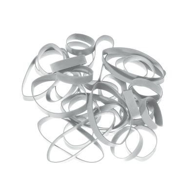 Synthetikbänder H+D LatexFree®,weiss 40 mm Ø x 30 x 1 mm lose geschüttet