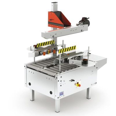 Kartonverschließmaschine halbautomatisch für Klebeband