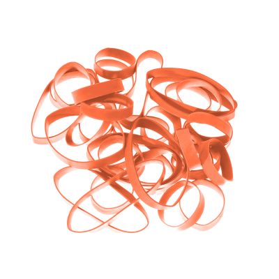 Synthetikbänder H+D LatexFree®, orange 110 mm Ø x 2 x 1 mm lose geschüttet Pantone 165 U
